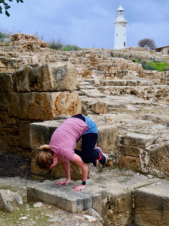 crow pose yoga lighthouse